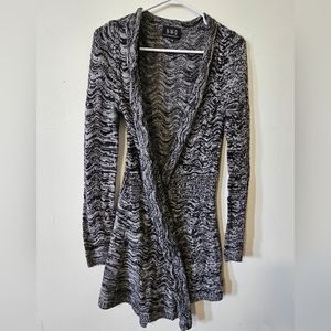 Nwd New Women Design see through sweater long wool knit pull over comfy woman L